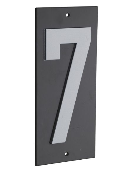 Placuta de semnalizare 56 x 130 mm cifra "7" - prindere prin insurubare, THIRARD - 1