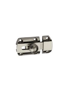 Zavor usa mobilier, aplicat, 45 mm, bolt plat, nichel satinat, THIRARD - 1