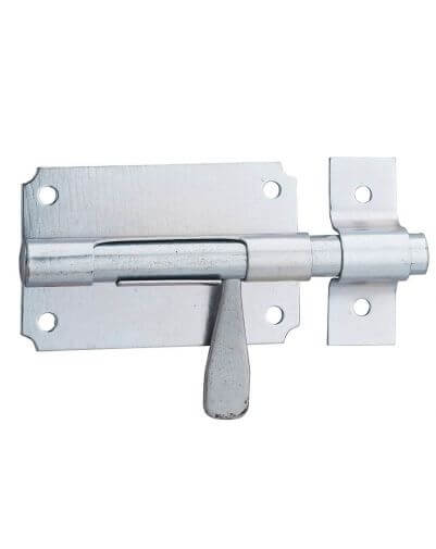 Zavor usa sau poarta, aplicat, bolt rotund 12 mm, zincat, THIRARD - 1