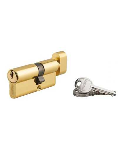 Butuc usa 30 x 40 mm, cu buton, ECO, 3 chei - 1
