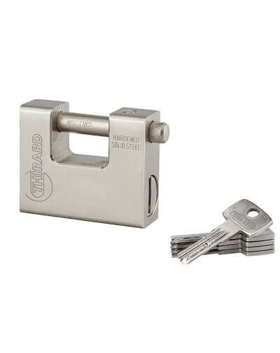 Lacat de santier, cu cheie, THOR, 84 mm, THIRARD - 1