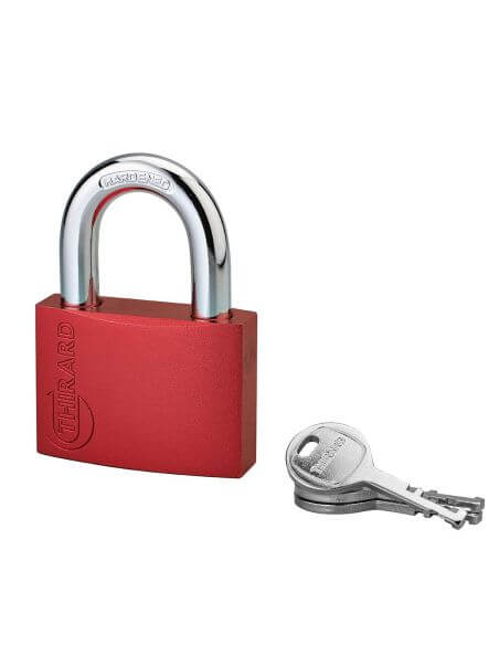 Lacat de santier, cu cheie, TYPE 1 COLORFUL, 60 mm, THIRARD - 1