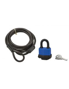 Antifurt bicicleta, cu lacat, TWISTY, 6 mm, 180 cm, THIRARD - 1