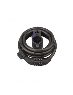 Antifurt bicicleta, cu cifru, TWISTY, 10 mm, 180 cm, THIRARD - 1
