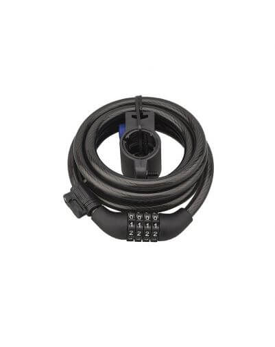 Antifurt bicicleta, cu cifru, TWISTY, 10 mm, 180 cm, THIRARD - 1