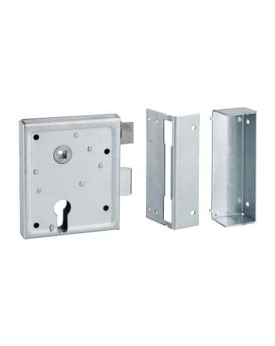 Broasca aplicata ALSACE, ax 60 mm, pt cilindru profil european, zincat, THIRARD - 1