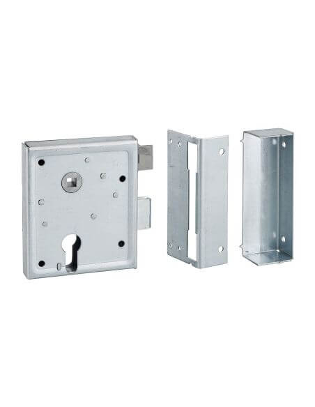 Broasca aplicata ALSACE, ax 60 mm, pt cilindru profil european, zincat, THIRARD - 1