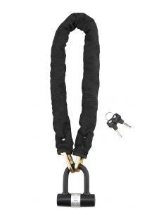 Antifurt moto, cu lacat si lant, LOOPS, 10 mm, 90 cm,, THIRARD - 1