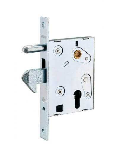 Broasca poarta exterior, 64 x 72 mm, cu carlig si bolt ghidaj, zincat, THIRARD - 1