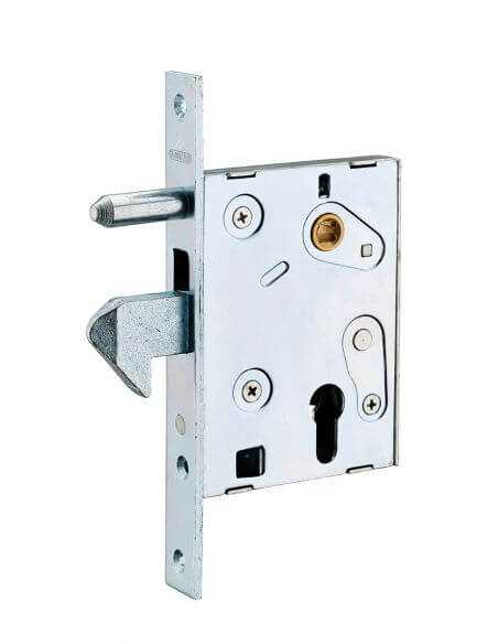 Broasca poarta exterior, 64 x 72 mm, cu carlig si bolt ghidaj, zincat, THIRARD - 1