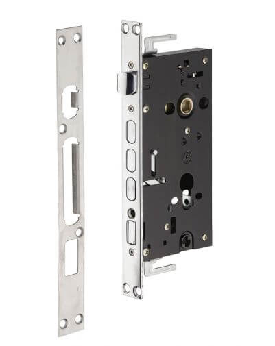 Broasca usa intrare, ingropata, 60 x 68 mm, pt. cilindru profil european - potrivita pt. usa metalica, THIRARD - 1
