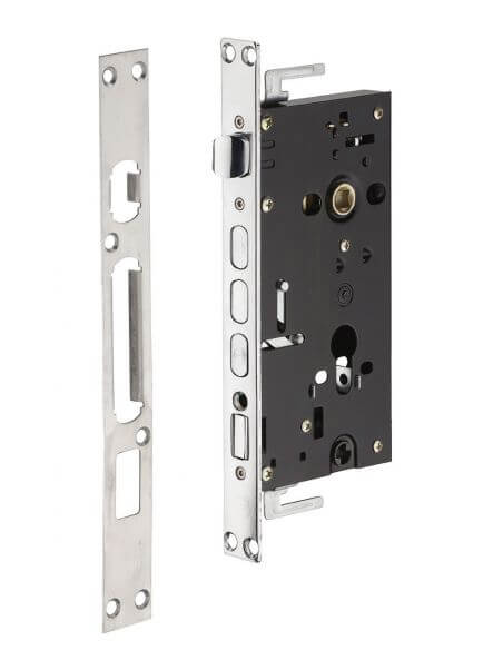Broasca usa intrare, ingropata, 60 x 68 mm, pt. cilindru profil european - potrivita pt. usa metalica, THIRARD - 1