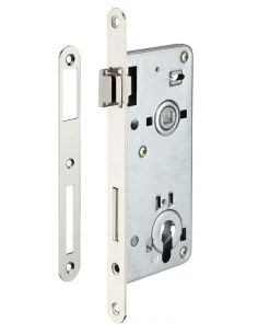 Broasca usa intrare, ingropata, 50 x 90 mm, pt. cilindru profil european, zincat - potrivita pt. usa lemn, THIRARD - 1