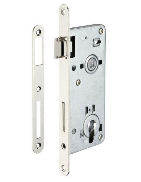 Broasca usa intrare, ingropata, 50 x 90 mm, pt. cilindru profil european, zincat - potrivita pt. usa lemn, THIRARD - 1