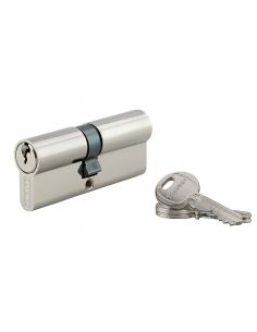 Cilindru 35 x 40 mm, standard, nichelat, HG5, 3 chei - 1