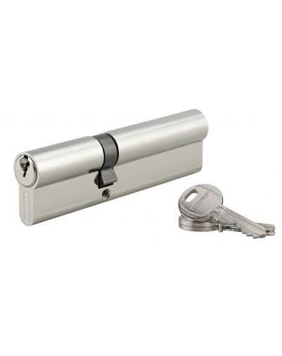 Cilindru 45 x 70 mm, standard, nichelat, HG5, 3 chei - 1