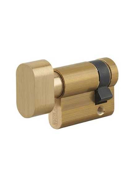 Cilindru 30 x 10 mm, cu buton, HG5, 3 chei - 1