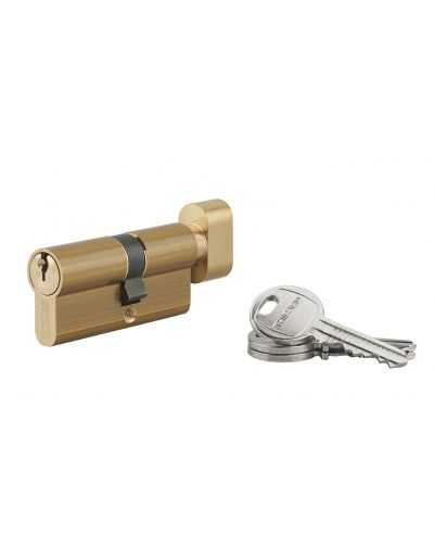 Cilindru 30 x 35 mm, cu buton, HG5, 3 chei - 1