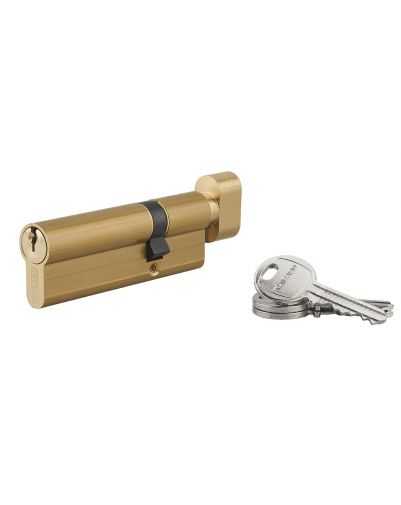Cilindru 30 x 60 mm, cu buton, HG5, 3 chei - 1