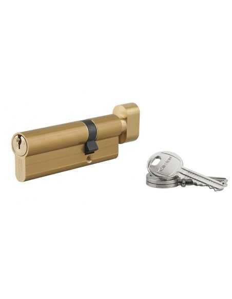 Cilindru 30 x 60 mm, cu buton, HG5, 3 chei - 1