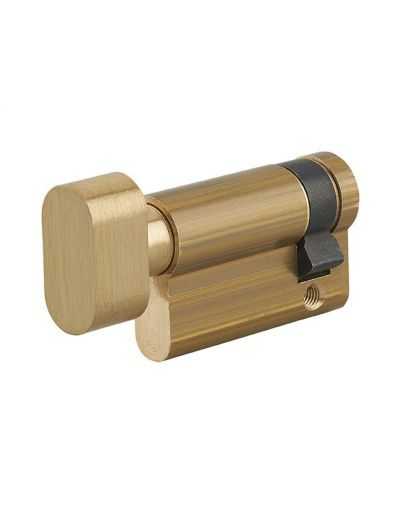 Cilindru 40 x 10 mm, cu buton, HG5, 3 chei - 1