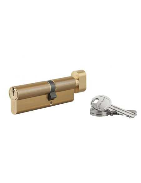 Cilindru 40 x 55 mm, cu buton, HG5, 3 chei - 1