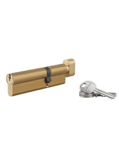 Cilindru 40 x 70 mm, cu buton, HG5, 3 chei - 1