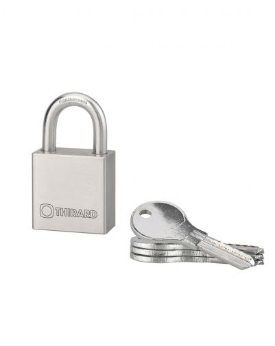 Lacat de exterior, cu cheie, RINOX, 40 mm, THIRARD - 1