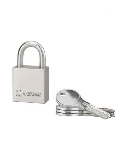 Lacat de exterior, cu cheie, RINOX, 40 mm, THIRARD - 1