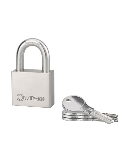 Lacat de exterior, cu cheie, RINOX, 50 mm, THIRARD - 1