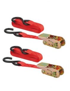 Set 2 chingi cu clichet si carlig, 25 mm x 4,50 m, THIRARD - 1