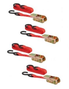 Set 4 chingi cu clichet si carlig, 25 mm x 4,50 m, THIRARD - 1