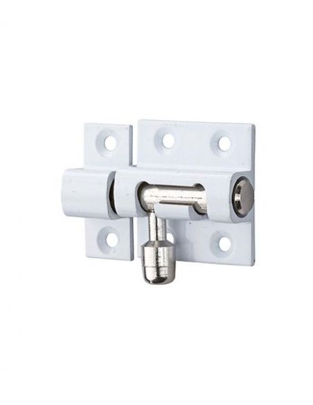 Zavor mobila, aplicat, alb lacuit,  30 mm - SP - 1