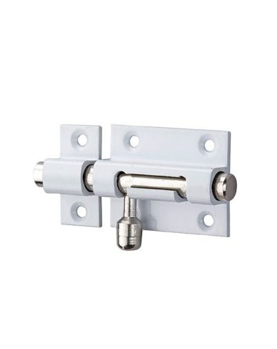 Zavor mobila, aplicat, alb lacuit, 40 mm - SP - 1