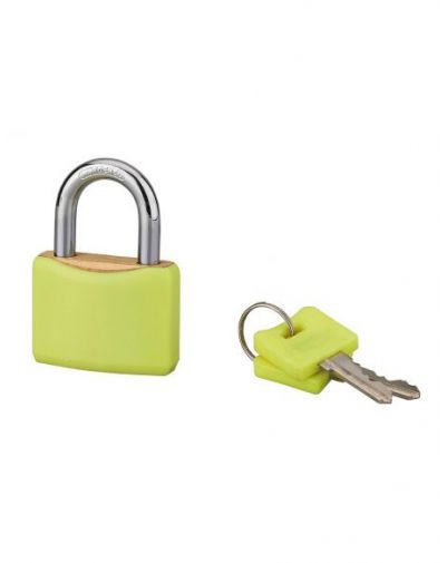 Lacat cu cheie, 30 mm toarta otel, 2 chei - SP - 1