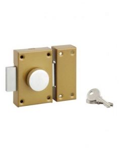 Incuietoare universala cu buton si cilindru, 40 mm, Serruprix - 1