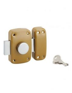 Incuietoare cu buton si cilindru, 45 mm, Serruprix - 1