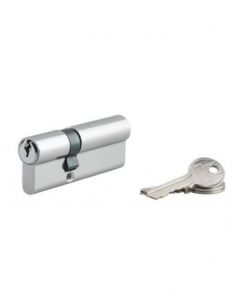 Butuc usa, profil european, cromat, 30 x 50 mm, 3 chei, 5 pini, Serruprix - 1