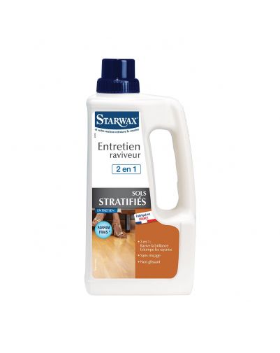 Solutie intretinere si restaurare parchet stratificat, 1L, Starwax - 1