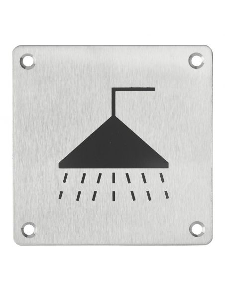 Disc semnalare Spatiu pentru Dusuri, forma patrata, 76 mm - 1