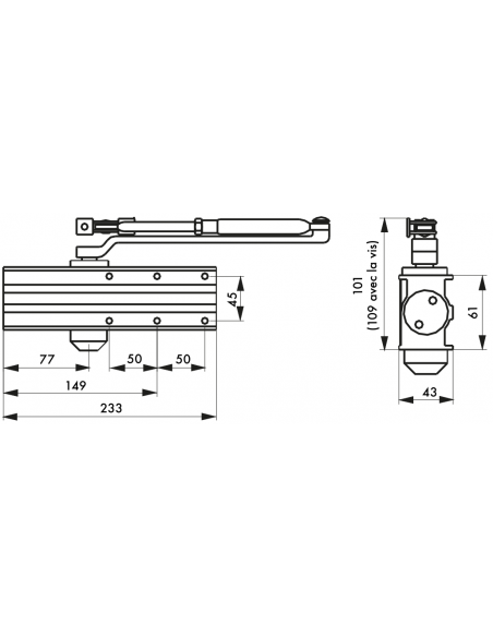 Amortizor usa hidraulic design reversibil Forta Reglabila - 2