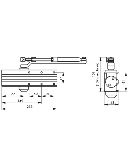 Amortizor usa hidraulic design reversibil Forta Reglabila - 2