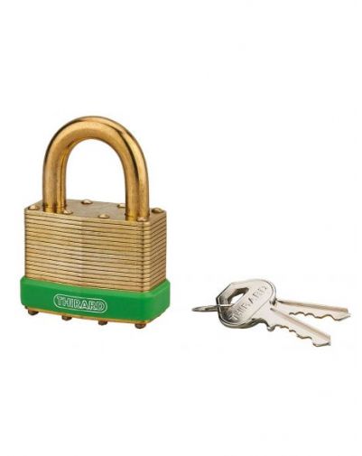 Lacat de exterior, lamelar, Green Adventure, 50 mm, THIRARD - 1