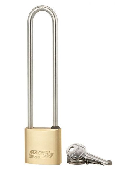 Lacat de exterior Mach 3, 40 mm, 2 chei, toarta inalta - 1