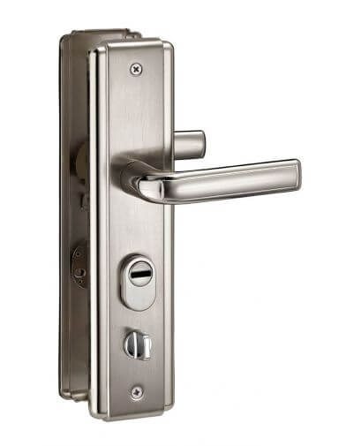 Manere usi metalice, OPTIMUM, placi drepte, blocare stanga - 1