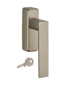 MANER de fereastra FIFTY cu cheie Nichelat satinat mat - 1