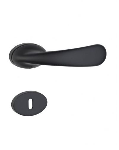 Manere pentru usa Gran Prix, patrat 7 mm, negru, Thirard - 1