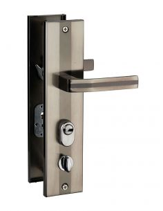 Manere usi metalice, CLASSIC, placi drepte, blocare stanga - 1