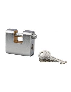Lacat de santier, cu cheie, LAND BLINDAT, 70 mm - 1