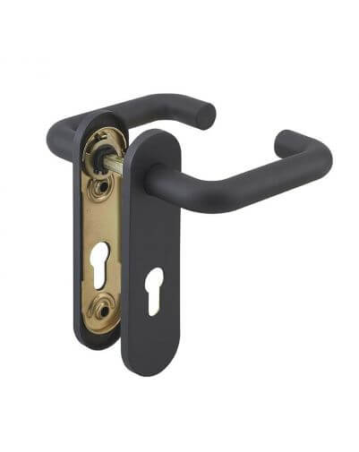 Manere cu placi, pentru broasca ingropata rezistenta la temperaturi inalte, 65 x 72 mm - 1